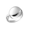 Europäischer und Amerikanischer Unregelmäßiger Eieroberflächen-Heller Ring - Damen Kaltstil Offener Ring, Einfache Persönlichkeit, Internet-Berühmtheit Zeigefinger Mode.