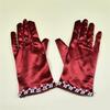 Evening Galas Short Gloves Lady Stage Performances Wrist Length Wedding Gloves