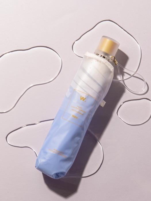 WPC. WPC Umbrella Cosmetic Transparent Umbrella Vinyl 3-Tier Umbrella PT-WN-002 Blue (003)_mini