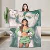 Ariana Grande Blankets Quality Soft Warm Bedding Throws Autumn Students Couch Chair Sofa Bed Fluffy Bedspread