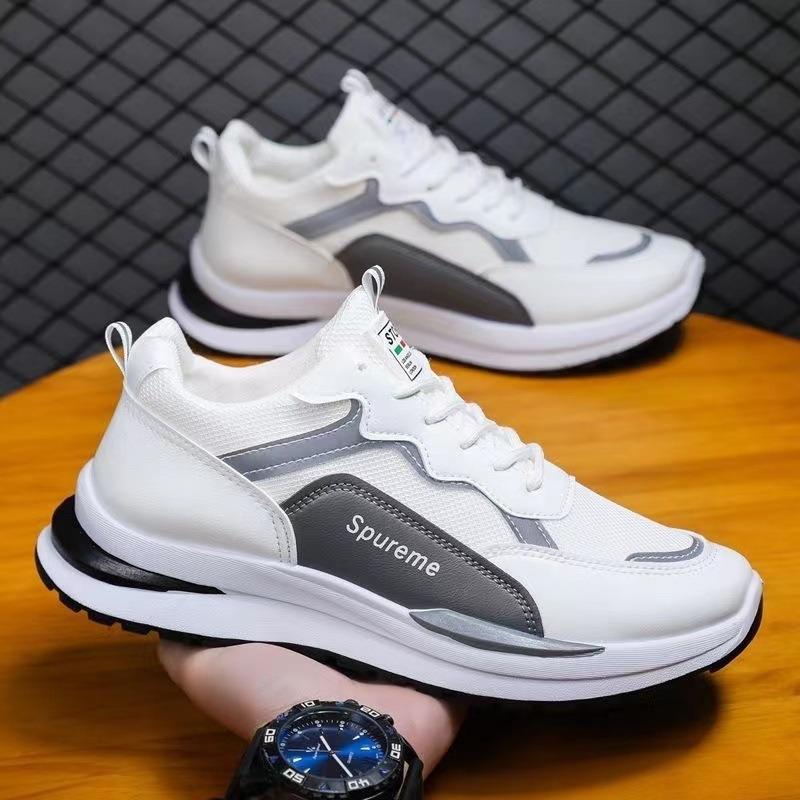 Breathable Dad Shoes Men's Spring and Summer Casual Sports Shoes Soft Sole Lightweight Mesh Trendy Shoes
