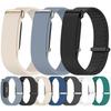 Metal Buckle Wave Texture Silicone Watch Band for Google Fitbit Air Replacement Strap