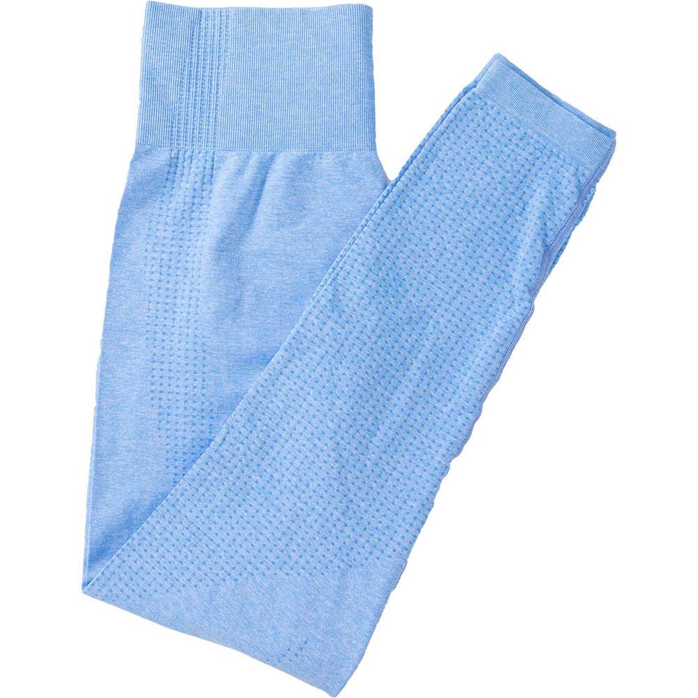 Nahtloser Yogaanzug für Damen: Langärmeliges Punkt-Top & Hochtaillierte Hüfthebende Hose