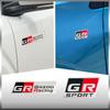 Emblema GR Sport/GR Gazoo Racing de Aluminio 3D para Estilo de Coche, Adhesivo para Carrocería/Maletero de Coche para C-HR RAV4 YARiS Prius Harrier Corolla Accesorio