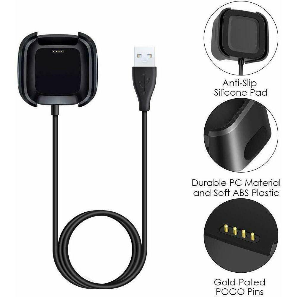 Versa / Versa Lite / Versa 2 Power Charger Charger Dock Cradle Charging Dock Watch Charger Chargers