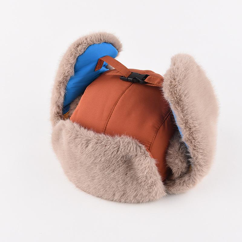 Chapeau assorti homme hiver chaud protection oreilles chapeau épais en coton version coréenne extérieur ski cyclisme froid chapeau volant