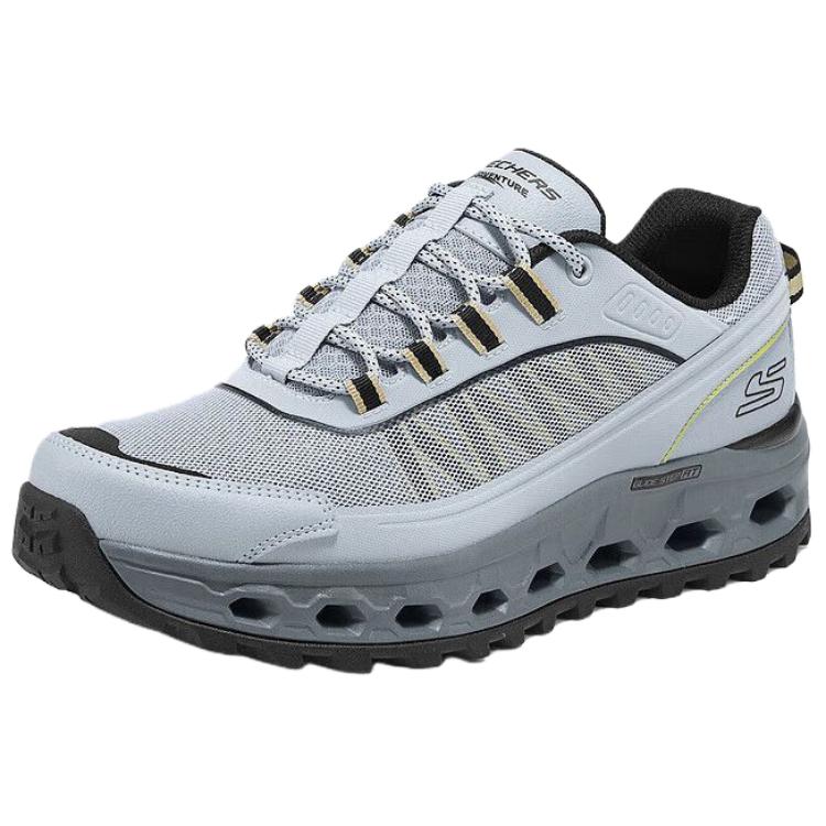 Skechers Zapatos Funcionales de Exterior de Caña Baja Suaves y Cómodos para Hombre Color Gris 237681-GRY