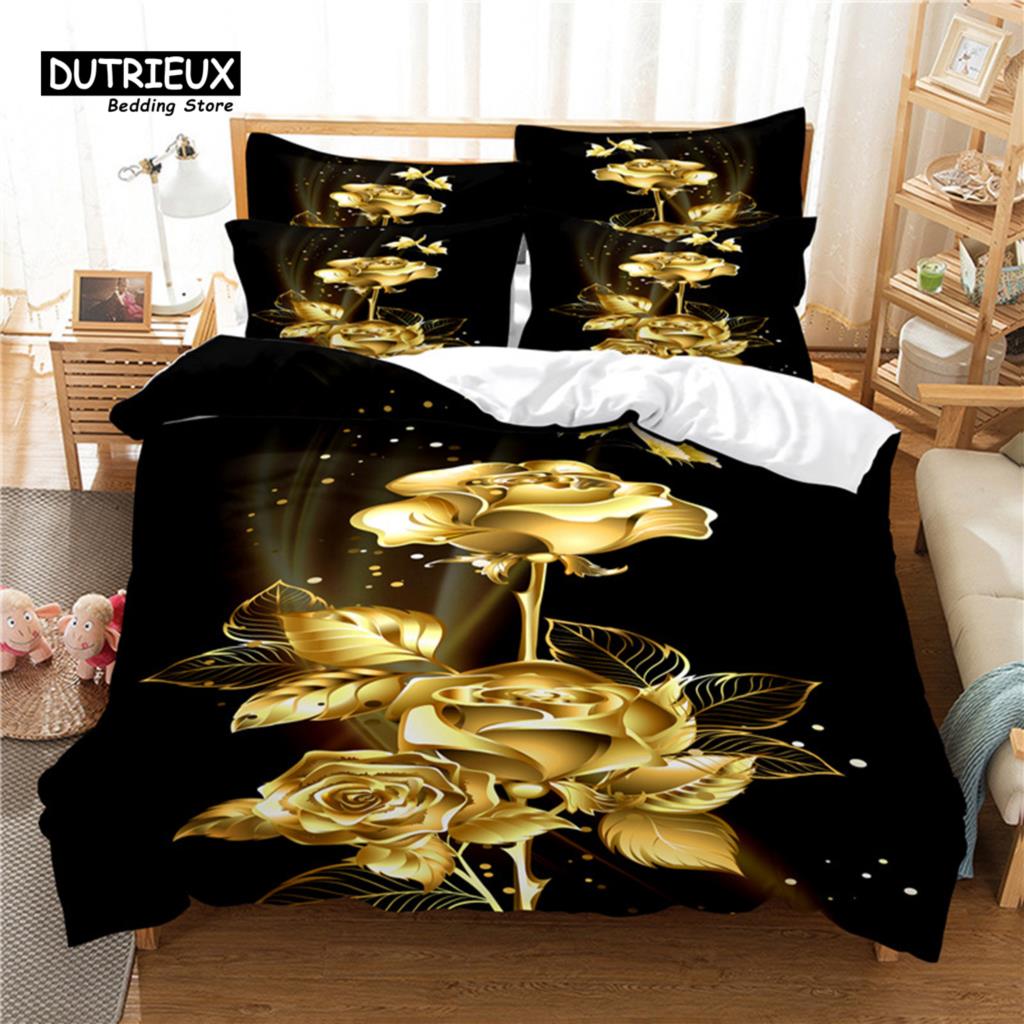 Cat Lovers Duvet Cover Set, Fashion Bedding Set, Soft Comfortable Breathable Duvet Cover, For Bedroom Guest Room Decor