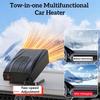 Car Heater, 12V 200W Portable Heater Fan for Auto, 360° Rotatable Windshield Defroster, Fast Heating and Fan Plug in Lighter Heater for All Cars