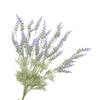Simulated Lavender Plastic Pastoral Design Simulated Flower Branch Lavender for Home 12 Branches