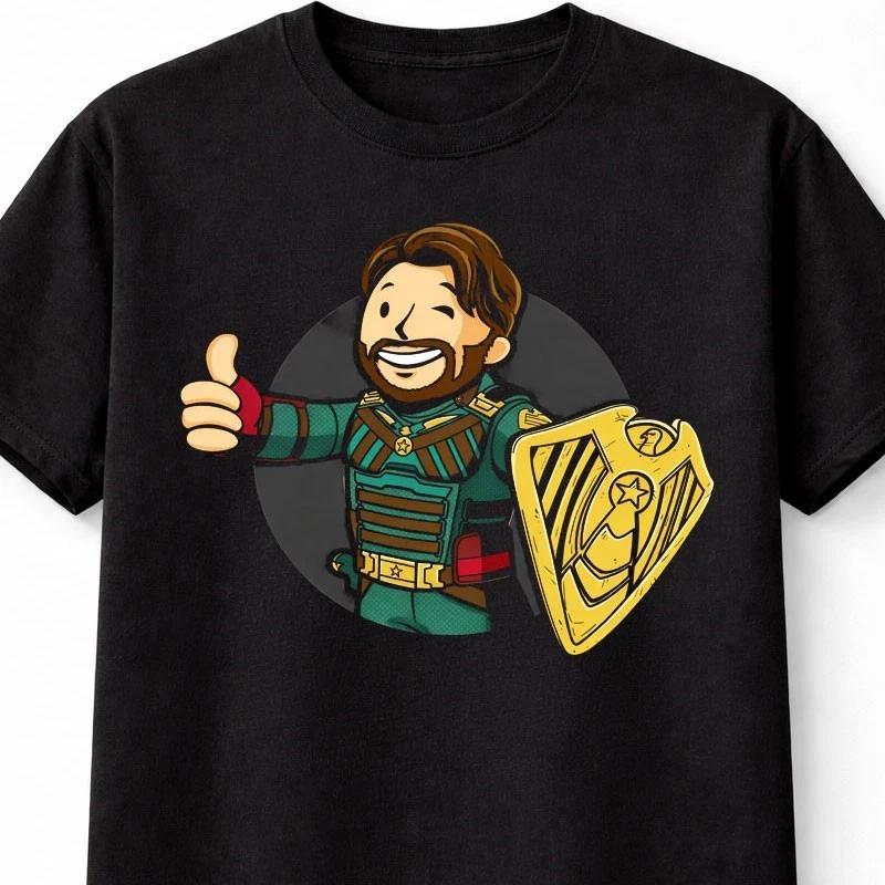 Soldier Boy The Boys Vault Boy Fallout TV Series Unisex T Shirt S5XL Superhero S