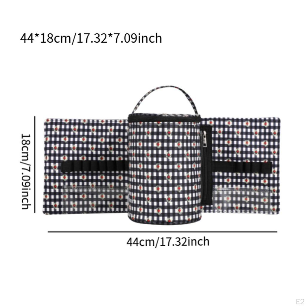 Crochet Bag Organizer Tote Stylish Scratch Resistant Knitting Yarn Storage