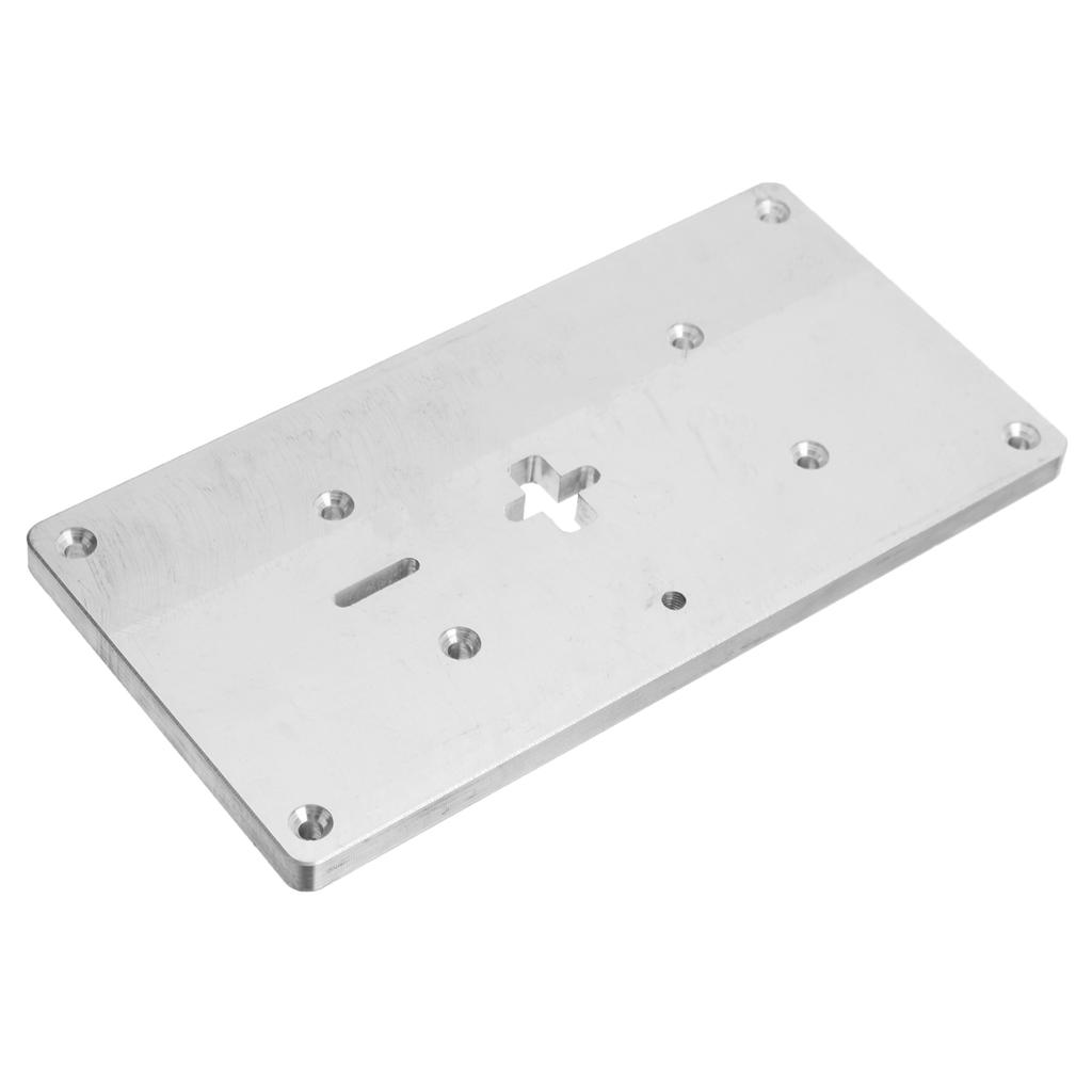 Aluminum Router Table Insert Plate W/ Fixing Screws For Woodworking