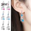 Korean Version Earrings 1 Pair Style Hook Dolphin Design Formal