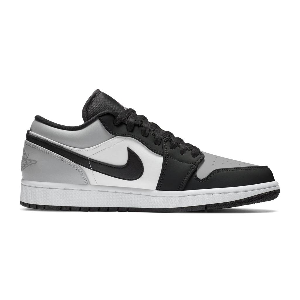 Jordan Air Jordan 1 Abrasion Resistant Abrasion Resistant Low Top Skateboard Shoes Unisex Black White Gray 553558-132(Team162-SBOX)