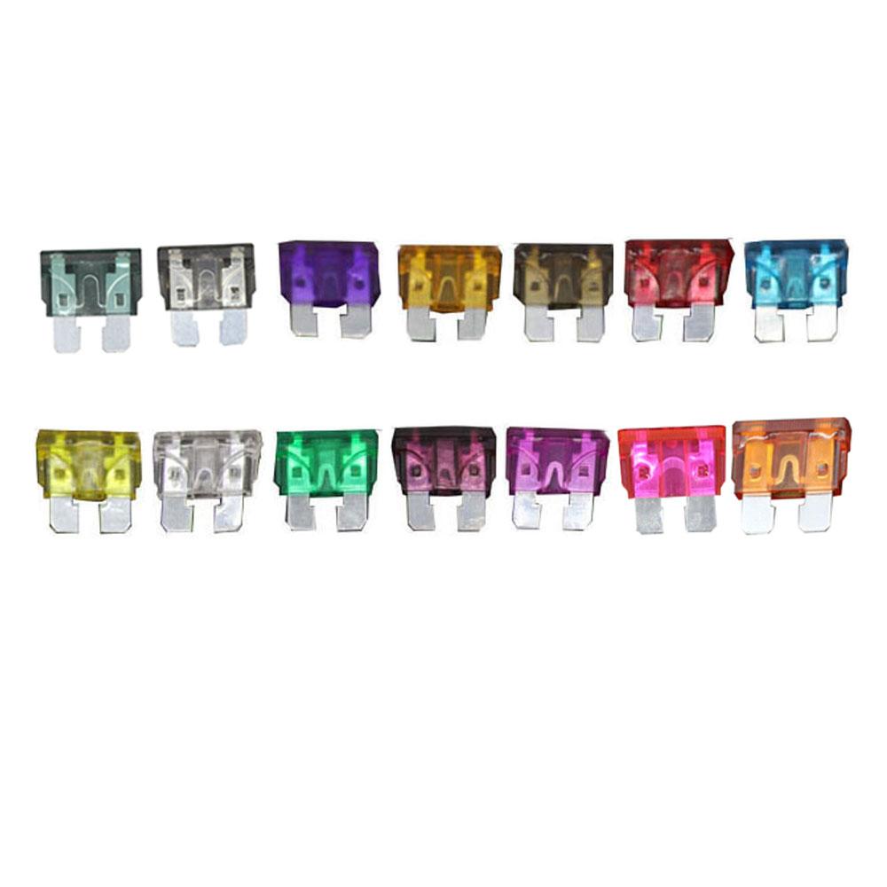 10pcs Medium Standard Blade Fuse Insert ZINC Pins 1A 2A 3A 5A 7.5A 10A 15A 20A 30A 40A 50A Refitted For Auto Car Truck Fuse Holders1
