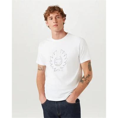 Letnia BELSTAFF Nadruk Wysoka Jakość Męska Oversize Y2k Krótki Rękaw Streetwear Hip Hop Casual Bawełniana Koszulka Topy Damska Męska Odzież