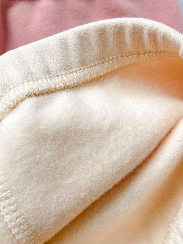 2023 Unisex Kinder Warme Baumwollfleece Hose für den Winter