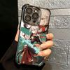Genshin Impact Anime Beschichtetes Handyhülle Für Iphone 16 17 Pro Max Air 16E 14 15 Plus 12 13 Mini Anti-Fall Airbag Hülle