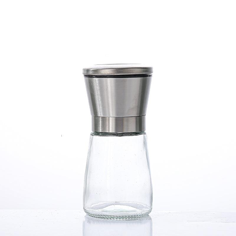 Manual Salt Pepper Grinder Pepper Grinder Salt Grinder Stainless Steel Salt and Pepper Shakers Kitchen Mills Accessories