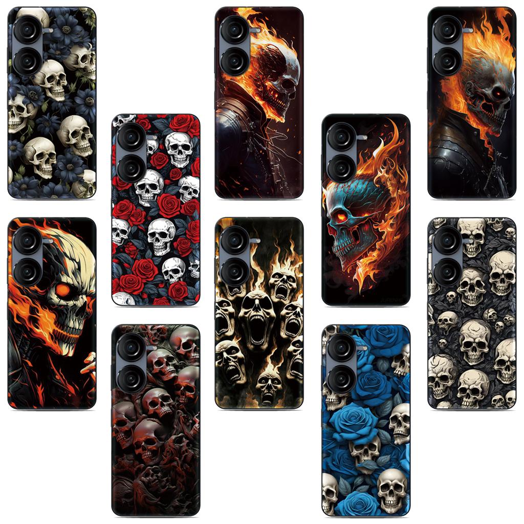 Skull Bone Photo Phone Case For Xiaomi Poco C85 C85x C40 M7 C71 Redmi 15C A7 A5 4G 11A 13C 12C Note 15 11 12 Pro 5G Back Cover