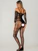 Sex Female Underwear Hollow See Through Jumpsuits Fashion Full Bodystockings Open Crotch Women'S Bodysuit Erotic Nightgown