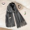 New quality scarf women's winter atmosphere Christmas gift warm scarf versatile soft waxy shawl