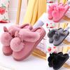 Women's Winter Home Furry  Ears Indoor Slippers Soft Comfort Footwear Shoe