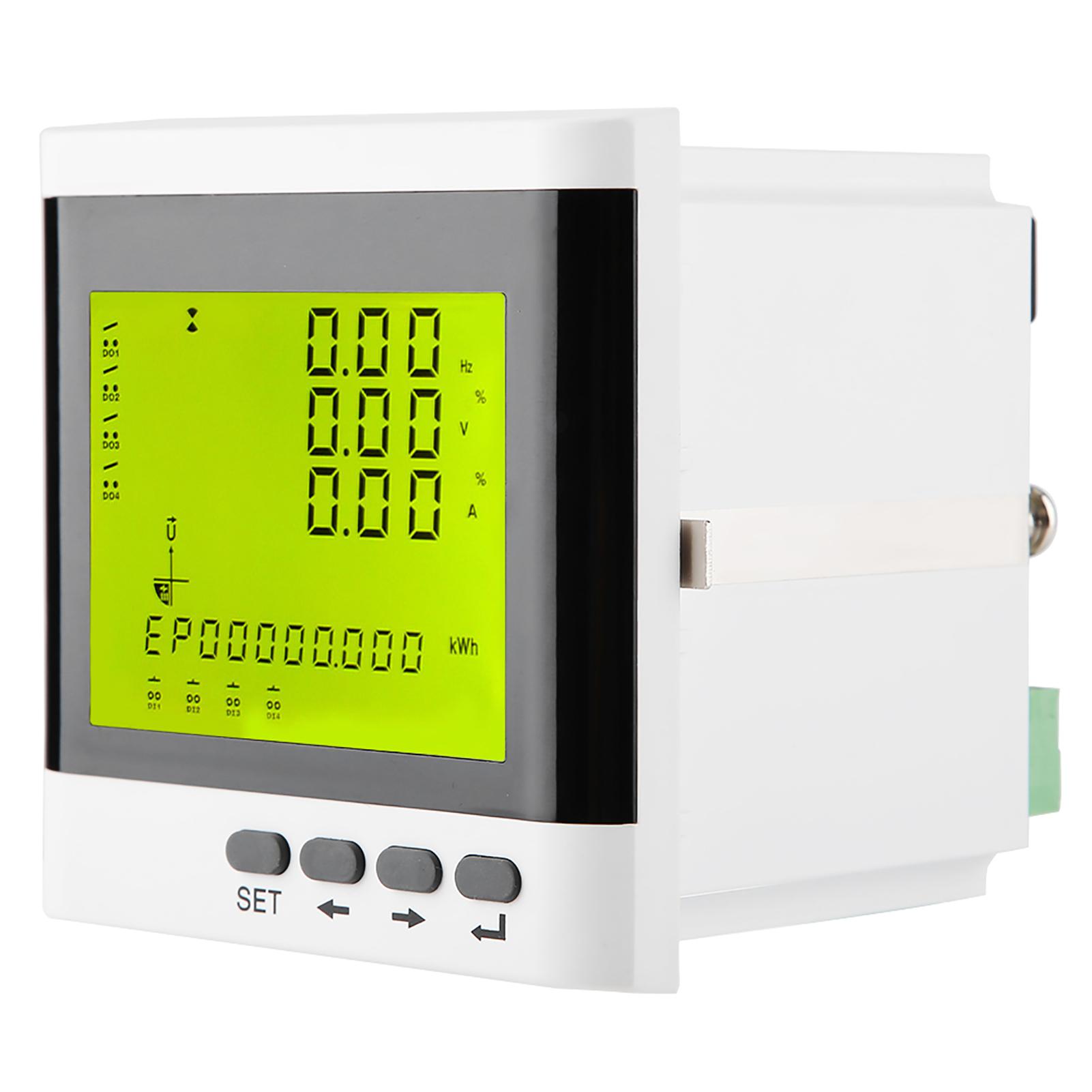 

Багатофункціональний трифазний програмований вимірювач електроенергії Цифровий світлодіодний амперметр Вольтметр