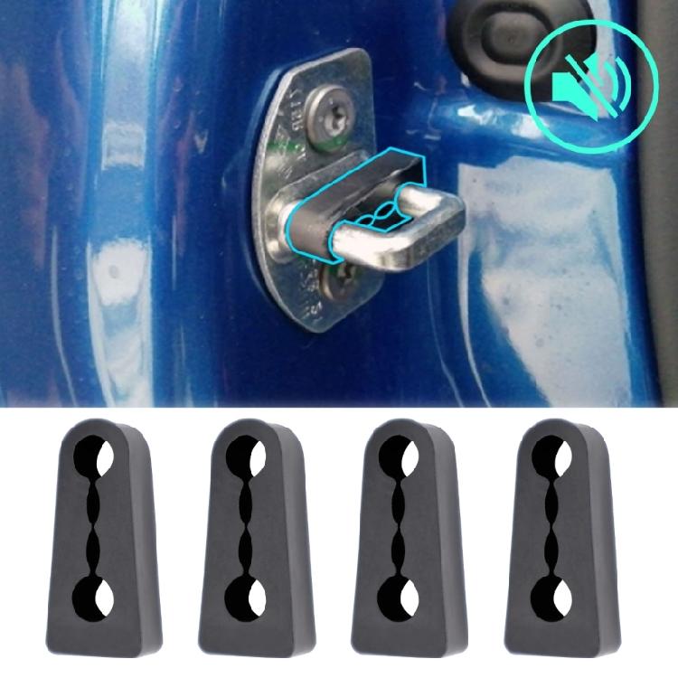 Set Of 4 Auto Door Soundproof Mats Vehicle Door Noise Reduction Pads Reduce Road Noise & Enhances Comfort for Lada Xray