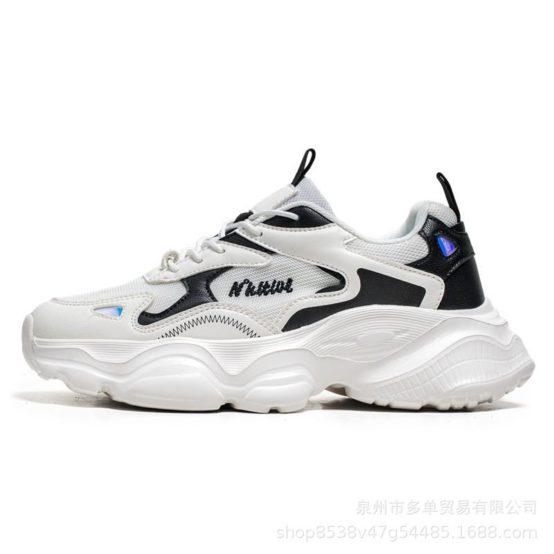 Hong Kong Style Sports Platform Comfortable Casual Shoes New Lightweight Mesh Sports Dad Shoes