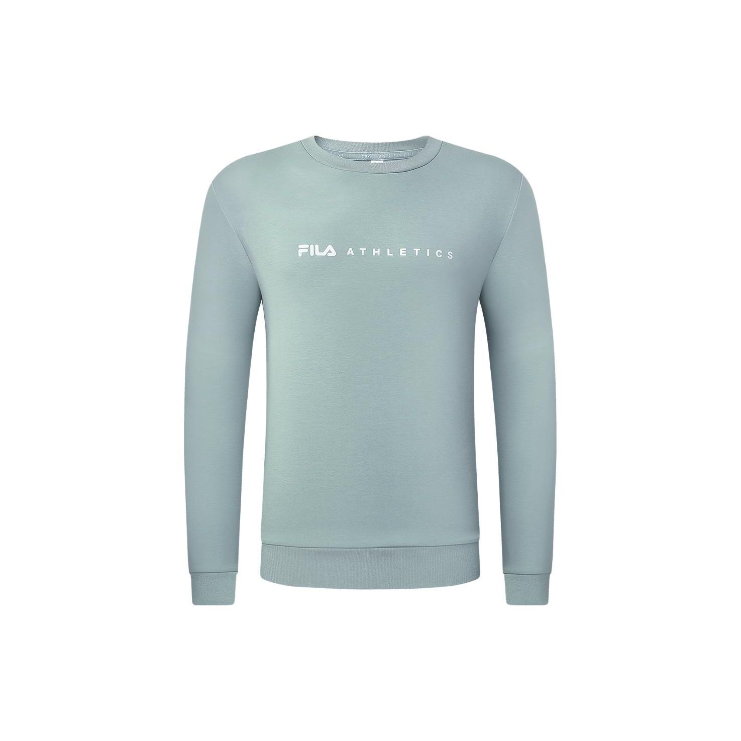 

FILA Fitness Logo Print Straight Fit Comfortable Breathable Long Sleeve Sweatshirt Men sweatshirt Blue A51M341220A-BU XXL
