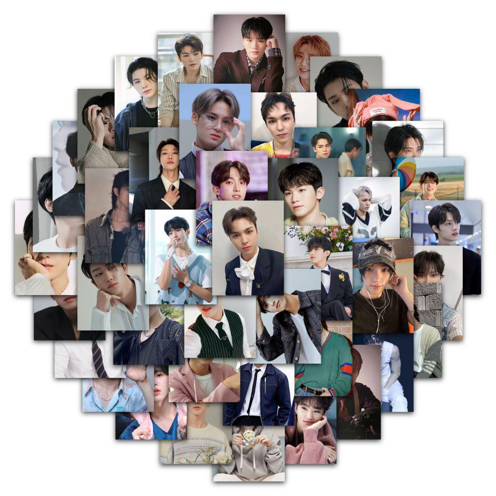 Seventeen K-Pop Stickers: 500 Sheets Featuring Xu Minghao, Wen Junhui, Choi Seungcheol Emojis