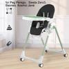 Kids Highchair Cushion Pad High Chair Dining Protection Cover Cushion PU Leather And Sponge Comfortable Seat Pad Boy And Girl