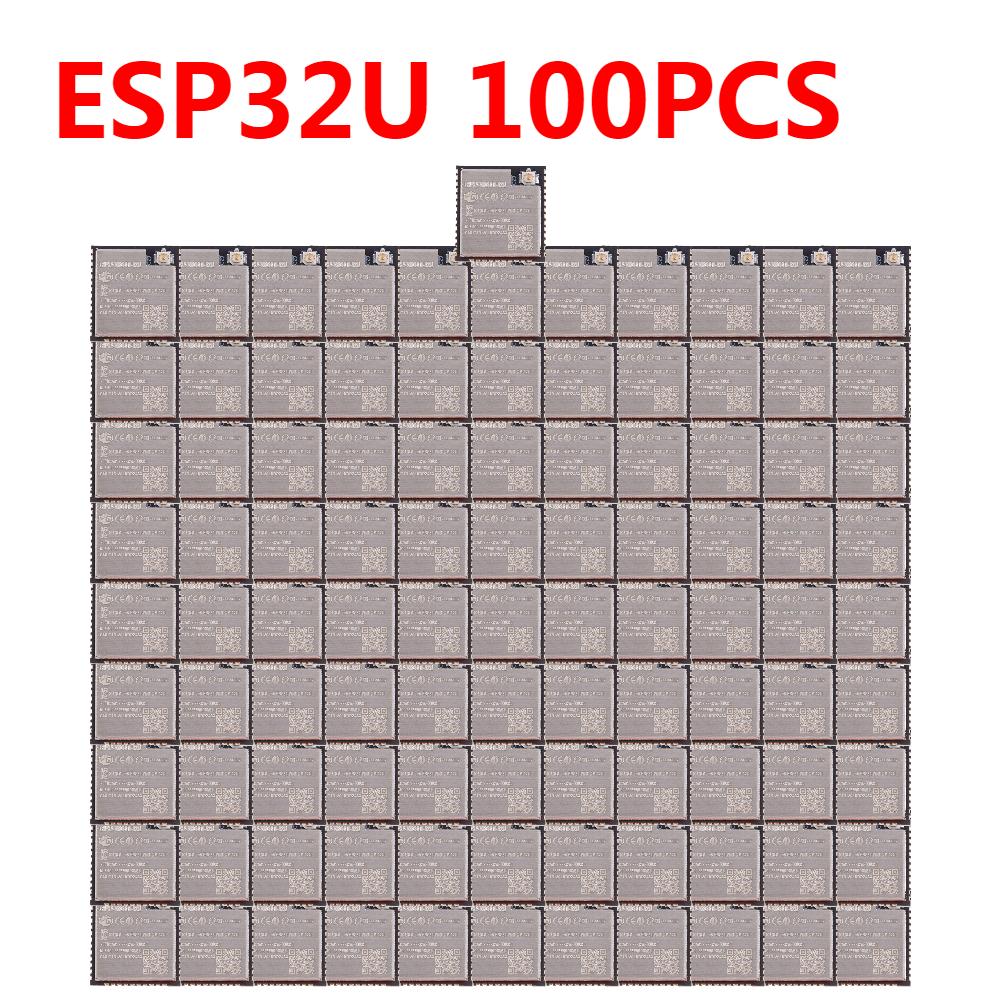 100PC ESP32 Wireless Module Smart Electronics ESP-WROOM-32 WiFi+BT+BLE MCU Module 150Mbps Hall Sensor IPEX ESP-32S ESP32U ESP-32