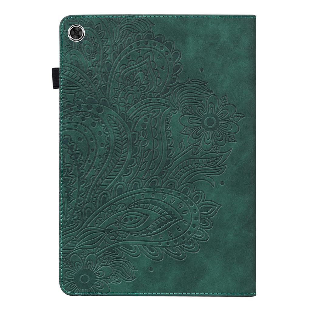 Suitable for Lenovo M10 Plus3 Generation Tablet Leather Case Realme Peacock Flower Matte Leather Case Xiaomi Pad6