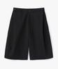 AOTT Single-Pleat Wide Cotton Bermuda Shorts 2 Colors