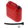 Jerry Can ABS Plastic Portable Gas Canister Military Style Oil Tank Industrial Supply 10L Red
