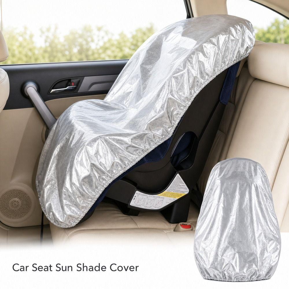 Funda Protectora Reflectante para Parasol de Asiento de Coche de Cobertura Total Cuidado del Asiento del Bebé