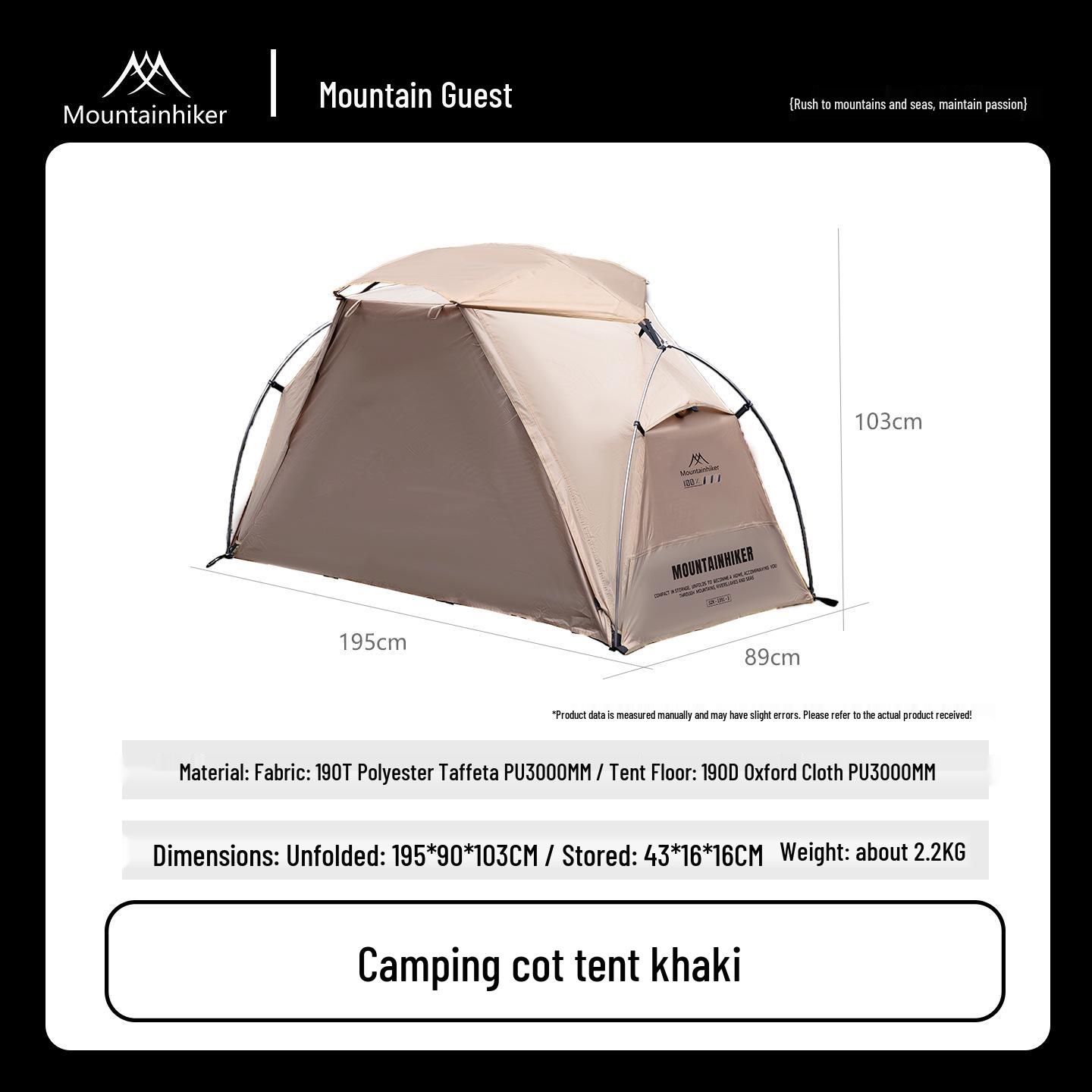 Portable Lightweight Folding Outdoor Tent for Camping, Hiking, and Fishing 1-Person