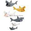 MOC Animali Blocchi da Costruzione Zoo della Foresta Tigre dai Denti a Sciabola Orso Alce Elefante Aquila Squalo Scimmia Leone Giocattolo Mini Mattoncino Regalo per Bambino S09