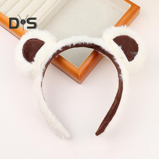 1/2/3Pcs Bear Ear Decor Headband Decorative Animal Hair Hoop Cartoon Hairband Baby Hair Accessories Girls Party Props