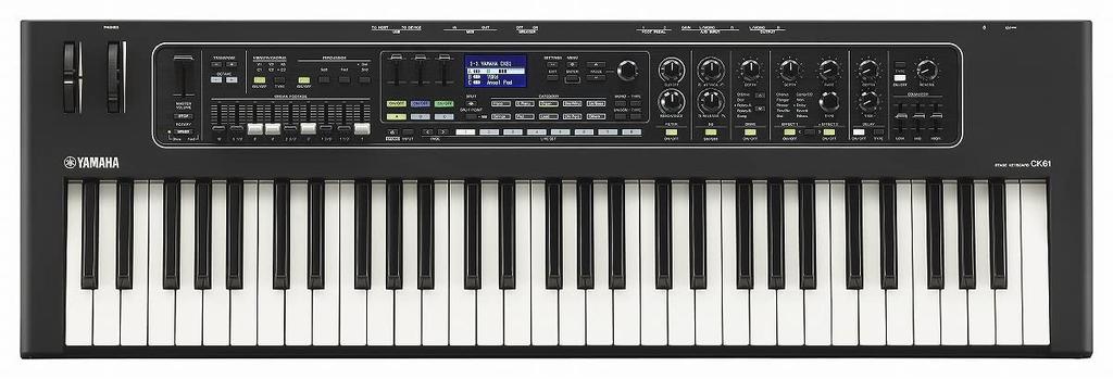 YAMAHA Stage Keyboard 61 Keys Speaker Battery Operated Lightweight Compact CK61 Built-in