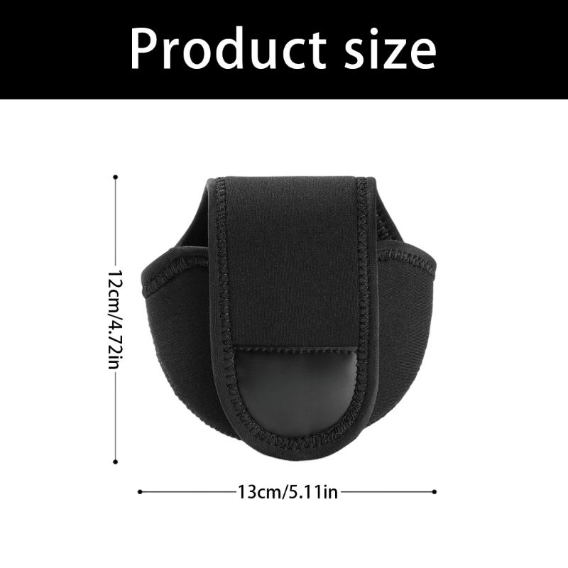 Portable Fishing Reel Bag Baitcasting Fishing Reel Protective Case Bag Protector Soft Casting Reel Protective Bag