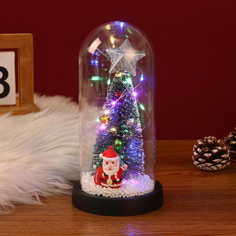 Christmas Tree Nightlight Christmas Tree Glowing Night Light With Acrylic Cover Artificial Christmas Tree Christmas Decor