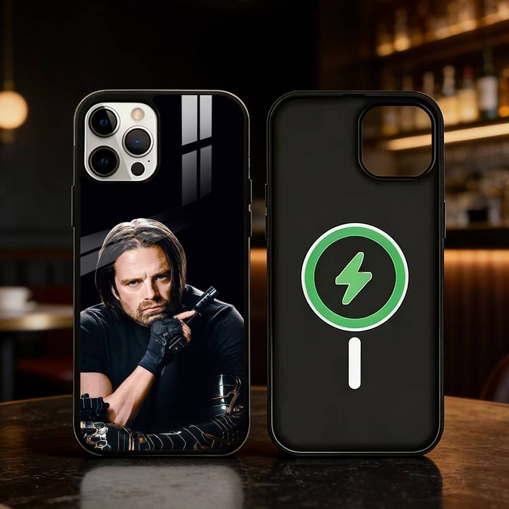 Actor S-Sebastian Stan Phone Case For iPhone 17/16/15/14/13/12/Plus/Pro/Max for Magnetic Wireless Charging