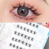 Butterfly Girl Adhesive-Free Sunflower Manga V-Shape Natural False Eyelashes for Halloween Cosplay