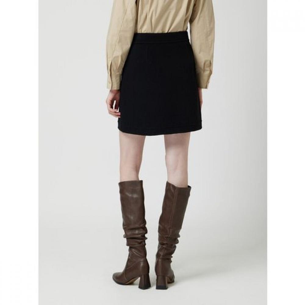 Cc Collect Cashmere Blend Handmade Mini Skirt C254msd501