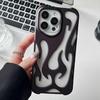 Matný TPU kryt na telefon s povrchovou úpravou Flame Hollow Cooling Spray