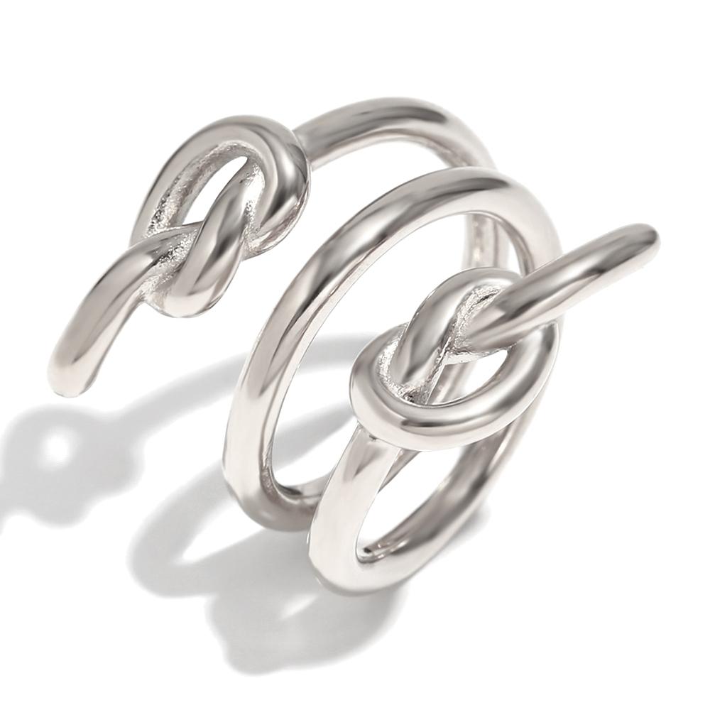 MamacitaSlay Vintage Dreilagige Knotenringe Wasserdicht Trendiger Damen-Schmuck aus Edelstahl Damen Accessoires Geschenke für Frauen